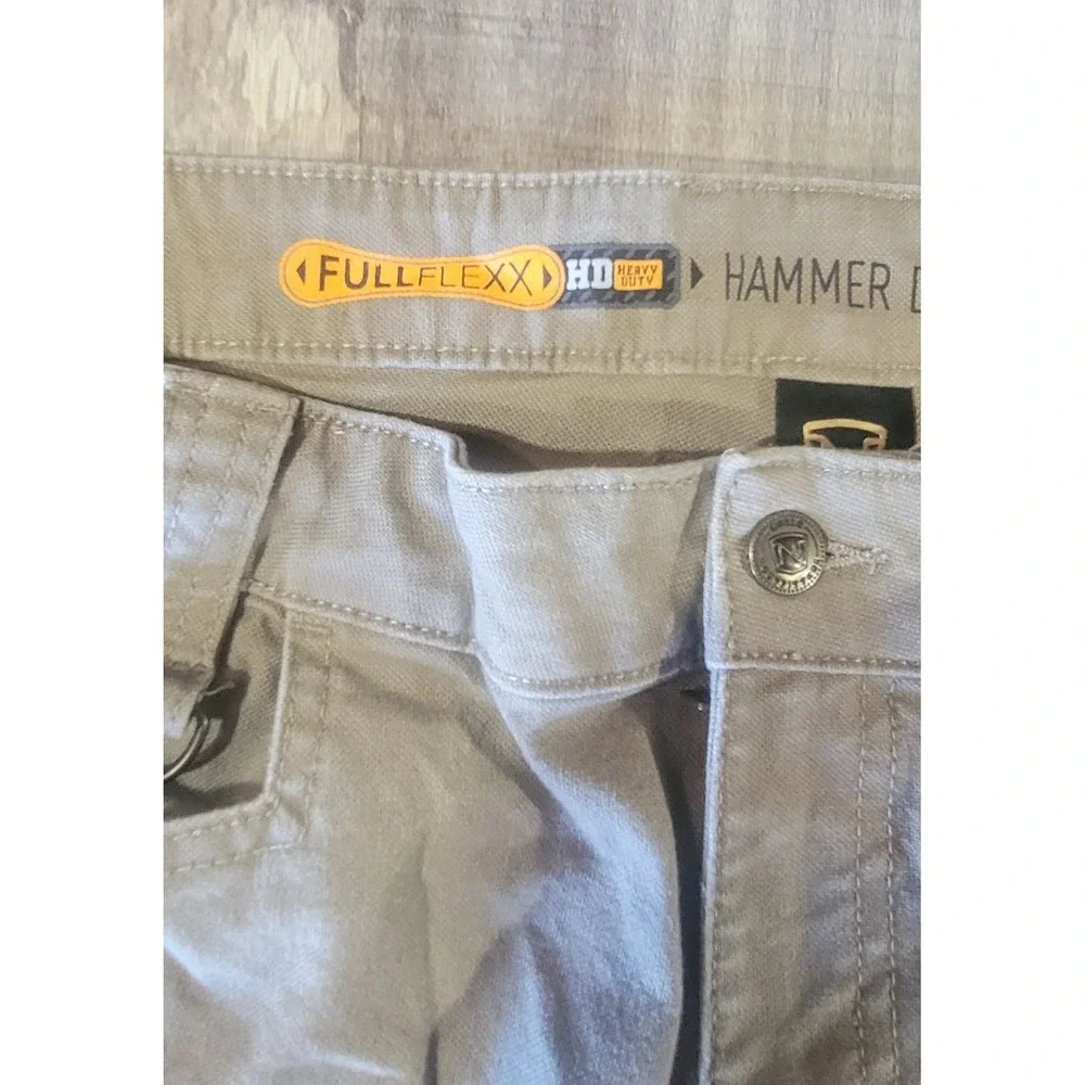 Noble Outfitters Men 42x32 Hammer Drill Canvas Cargo  Heavy Duty Full Flex Pants